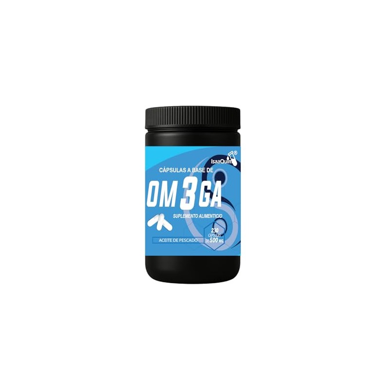 Omega 3 IsaaQuim 230 Cápsulas de 500 mg | Aceite