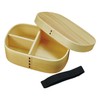 Yamako 803972 Shiramatsu Wappa Bento Box, Square