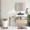 Wollmix Halloween 4 Pcs Bathroom Shower Curtain Sets Decorations with