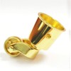 Polished Antique Cup Casters Solid Brass High Load Capacity Universal