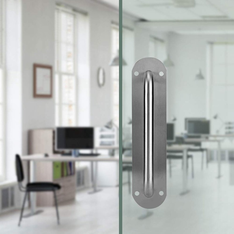 TOPINCN Door Handle Stainless Steel Pull and Push Plate Door
