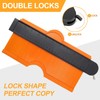 Contour Gauge Profile Gauge with Lock, Fire Door Gap Gauge
