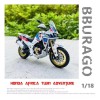 Bburago Motocicleta Honda África Twin Adventure Escala 1.18 Bburago