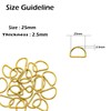 Trimming Shop Non Welded Metal D Ring Fasteners Durable Buckles