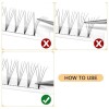 Quewel 7D Premade Volume Eyelashes Extension 0.07mm Russian Fan Individual