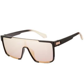 Cyxus Sunglasses Men Women Classic Polarised Sunglasses Outdoor UV 400 for Driving Fishing Travel P1130, light brown