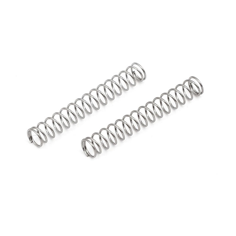 sourcingmap Compression Spring,304 Stainless Steel,3mm OD,0.3mm Wire Size,20mm Free Length,Silver