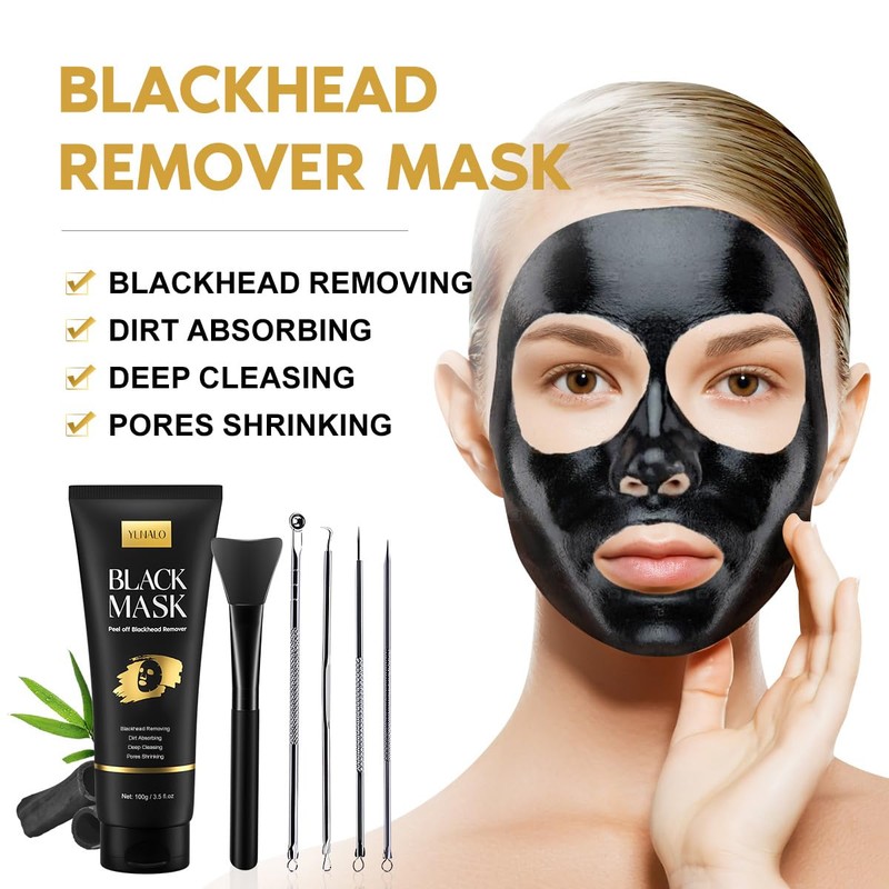 Blackhead Remover Mask Kit, Charcoal Face Mask Peel Off for