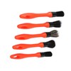 5 x Specialist Detailing Brushes for Car Cleaning Vents, Dash,