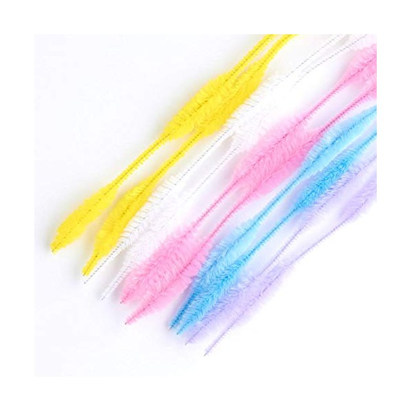 Factory Direct Craft Pastel Bumpy Pipe Cleaners | 75 Pieces