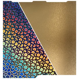 Kobra 3 Build Plate Platform Double Sided PEK+PEI Smooth Surface Build Plate Sheet, Flexible Removable Heated Bed Platform Mat for Anycubic Kobra 3/Kobra 3 Combo 256x268mm