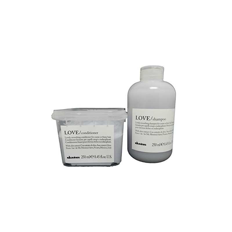 Davines Love Smoothing Shampoo and Conditioner Set (8.45 Oz Each)
