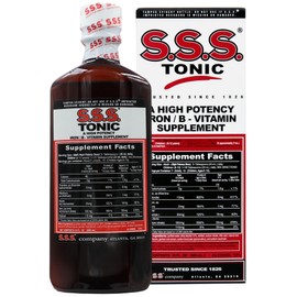 S.S.S. Tonic, Iron and Vitamin B Supplement, High Potency Vitamins, Bottle,10 Fl Oz (Pack of 1)