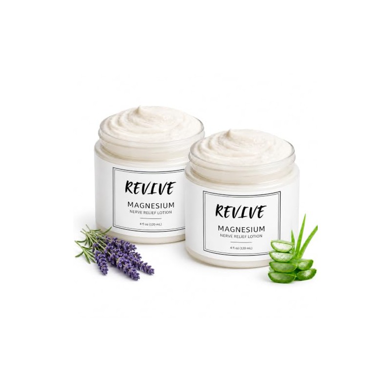 Revive Nerve Cream with Magnesium - Neuropathy Soothing Lotion with