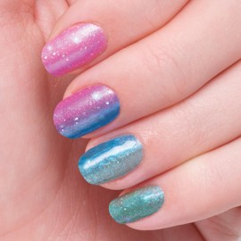 Sally Hansen Insta-Dri Crystal, Jade Jewel, Quick Dry, Long Lasting, Opaque, Metallic Blue Nail Polish