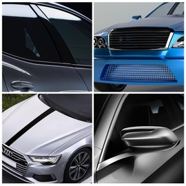NewL Premium Ultra Gloss Piano Film Black Vinyl Wrap Roll Air Release Ducts for Car Roof Wing Pillar Motorcycle Sticker (5 cm x 900 cm)