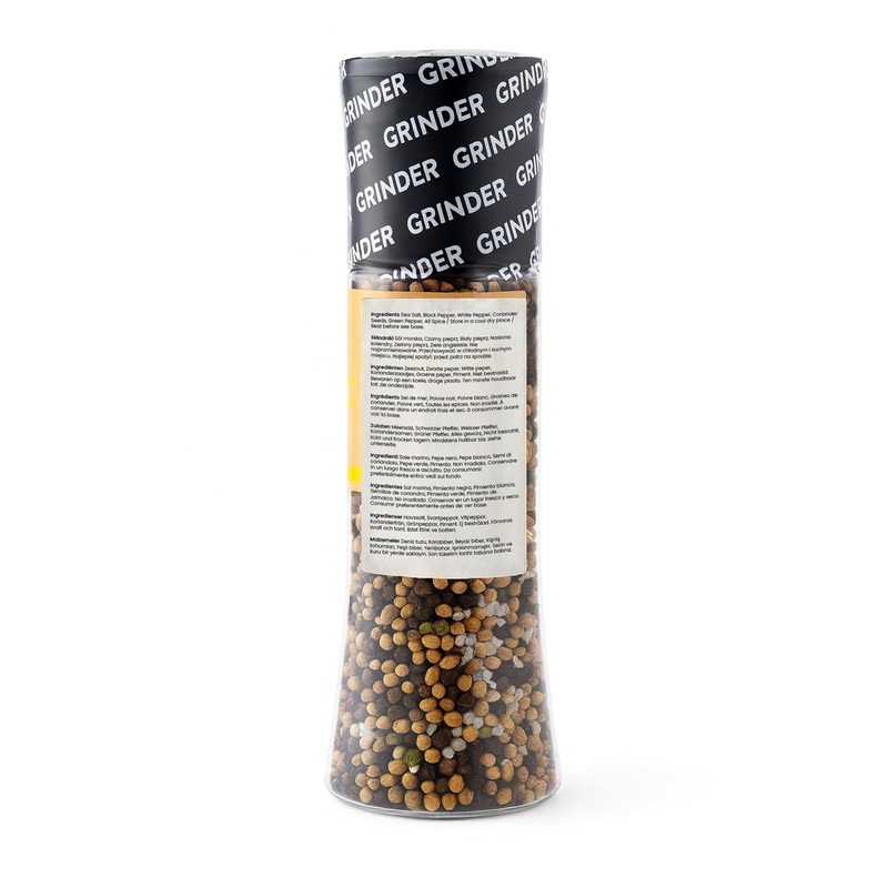 Silk Route Spice Company Tropical/Rainbow Pepper Giant Grinder 205G