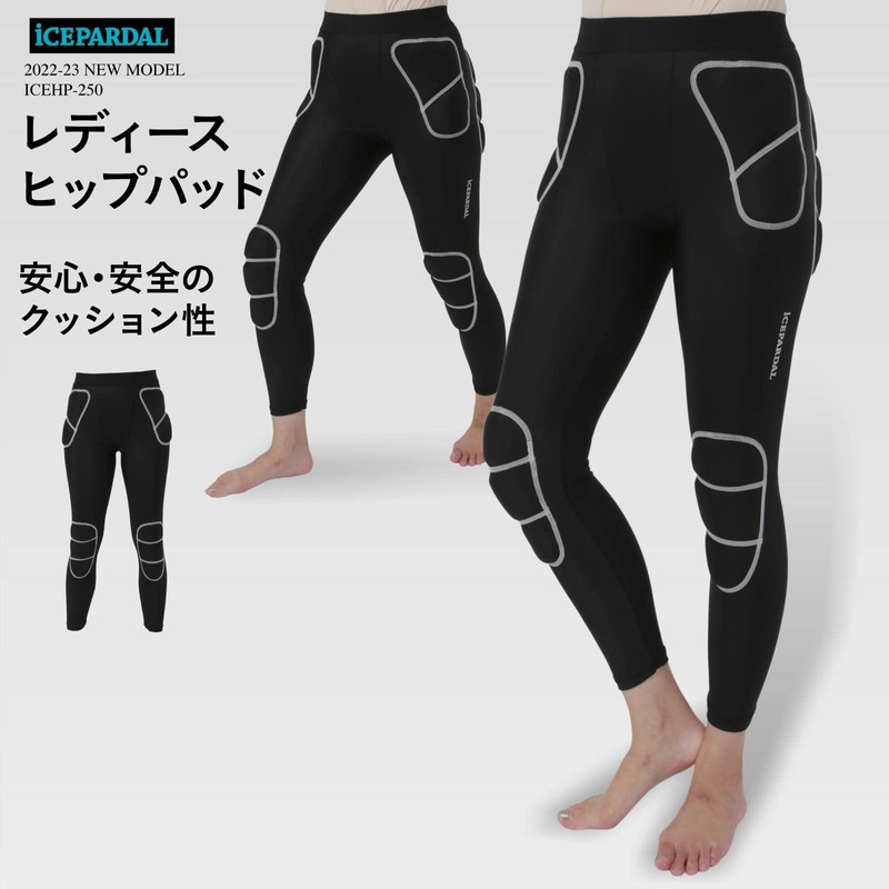 icepardal (aisupa-daru) Women's Snowboard Long Type Hip Pads Protector Over