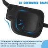 EOUIAV Pack of 2 Single Eye Patch, Adjustable Eye Mask,