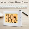 Digital Timer Countdown Up Back Light Vibration Sound Flash Alert
