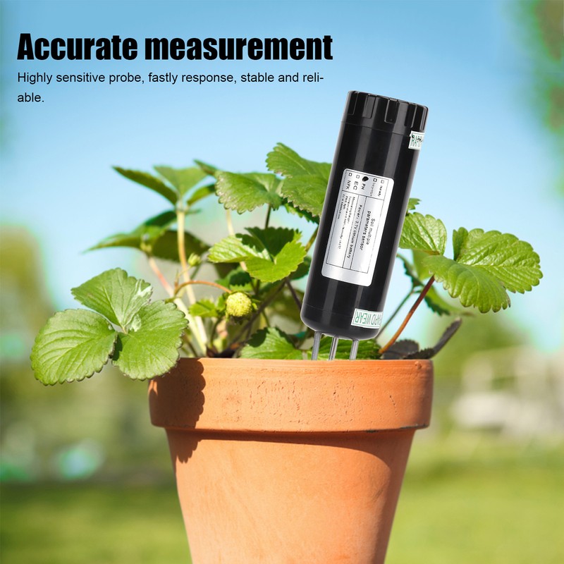 3‑Probe Soil PH Speed Measuring Tester with Digital Display Sensor