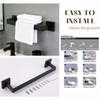 2 Packs 16 Inch Bathroom Towel Bar SUS304 Stainless Steel