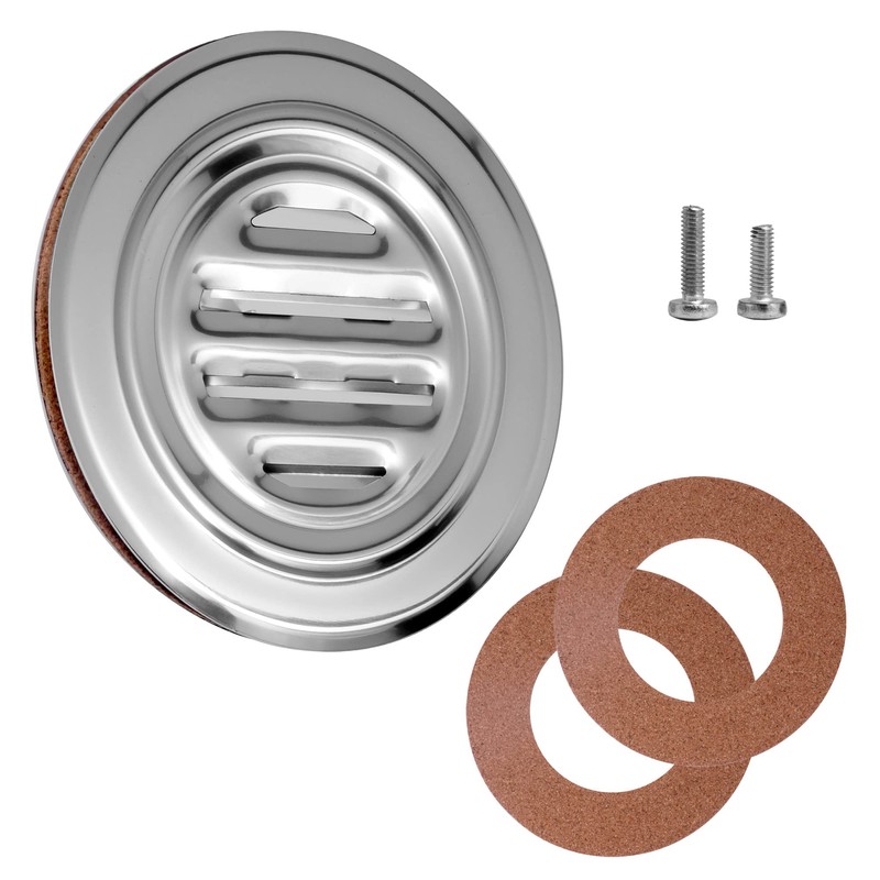 CRL Bright Anodized Finish Aluminum No-Draft Speak-Thru