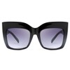 FEISEDY Retro Overesized Cat Eye Sunglasses Women Men Square Cateye