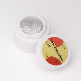 Extra Strong Solid Gel Nail Glue for Press-On Nails & Tips - 15g - Clear Hard Gel for Acrylic Nail Extensions, UV Cured - Long-Lasting Adhesion for Nail Art at Home Salon & DIY Use