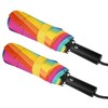 LEAGERA Rainbow Umbrella for Adults - 2 Pack, Smal Travel