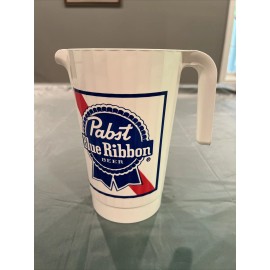 Pabst NEW!!! PABST BLUE RIBBON PBR  PLASTIC PITCHER VERY NICE 1500 ML