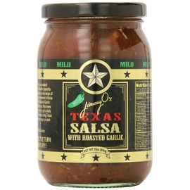 Jimmy O's Mild Texas Salsa with Roasted Garlic, 16 Ounce