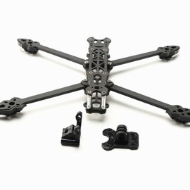 Mark4 7inch 295mm with 5mm Arm Quadcopter Frame 3K Carbon Fiber 7'' FPV Freestyle  Remote Control Racing Drone with Black Print Parts for DIY FPV