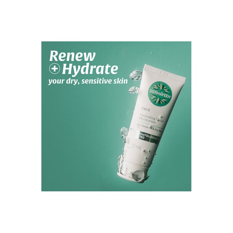 DermaVeen Hydrating Facial Moisturiser 75mL