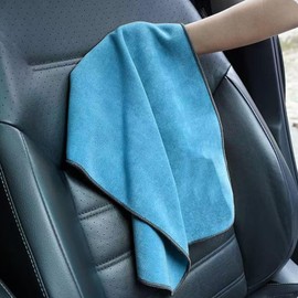 1Pc 29x60cm Double Sided Microfiber Car drying towel Thick and Super Absorbent, Anti-Lint, for Car Washing and Drying