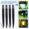 Angoily 25pcs Solar Light Stakes, 5.5X0.55inch Ground Spikes Light Replacement