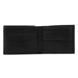 Fossil Neel Bifold Leather Wallet 11.5 cm - Black -