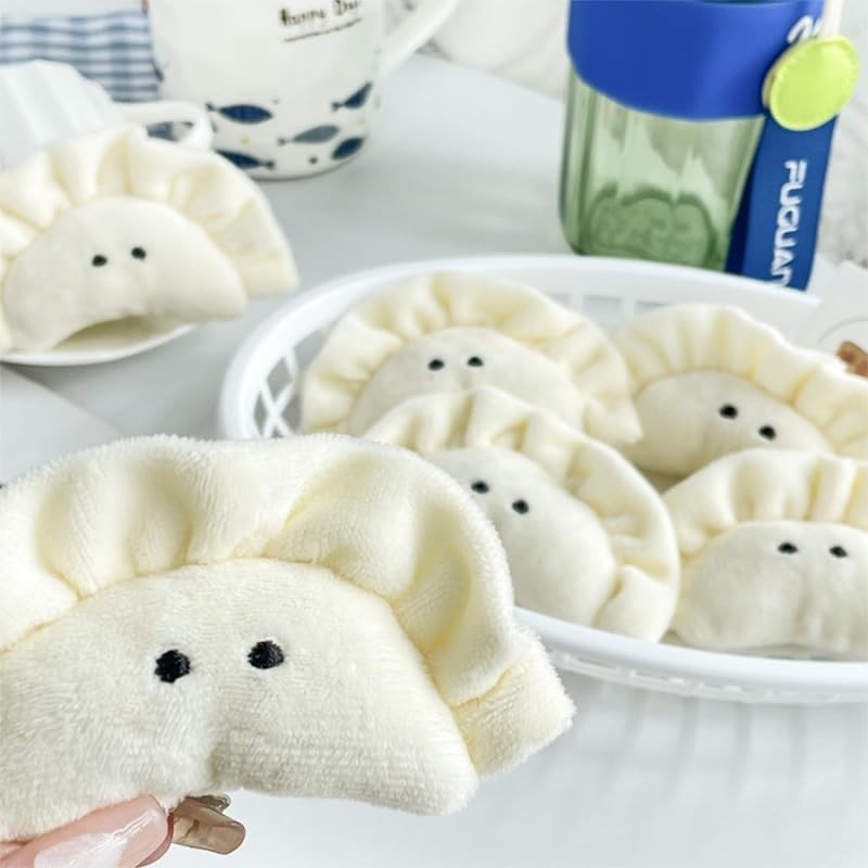 88flix Dumpling Strap Plush Keychain Keychain Gyoza Dumpling Charm Pendant