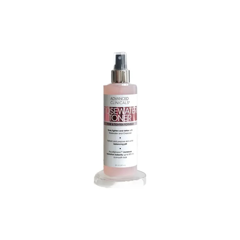 Advanced Clinicals Tónico Agua de Rosas Vegano e Hipoalergénico 237ml