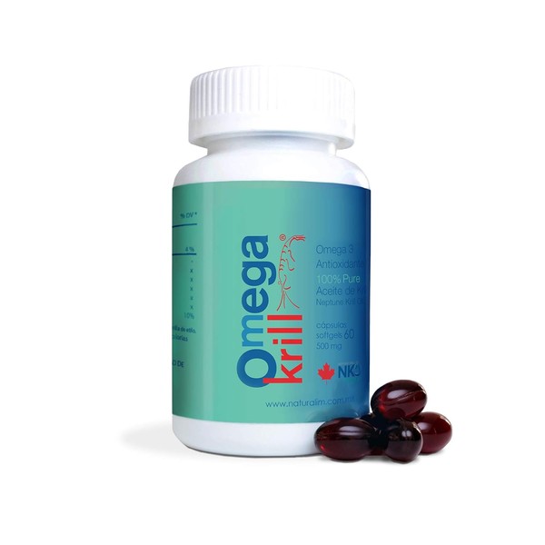 60 Cpsulas - Omega 3 de Krill antrtico de Neptune