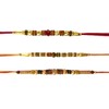 SWAMISP Set of 3 Raksha Bandhan Rakhi Band for Brother,