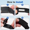 Zeeflufun Silicone Sport Bands Compatible with Whoop 5.0 One/Peak/Life Band