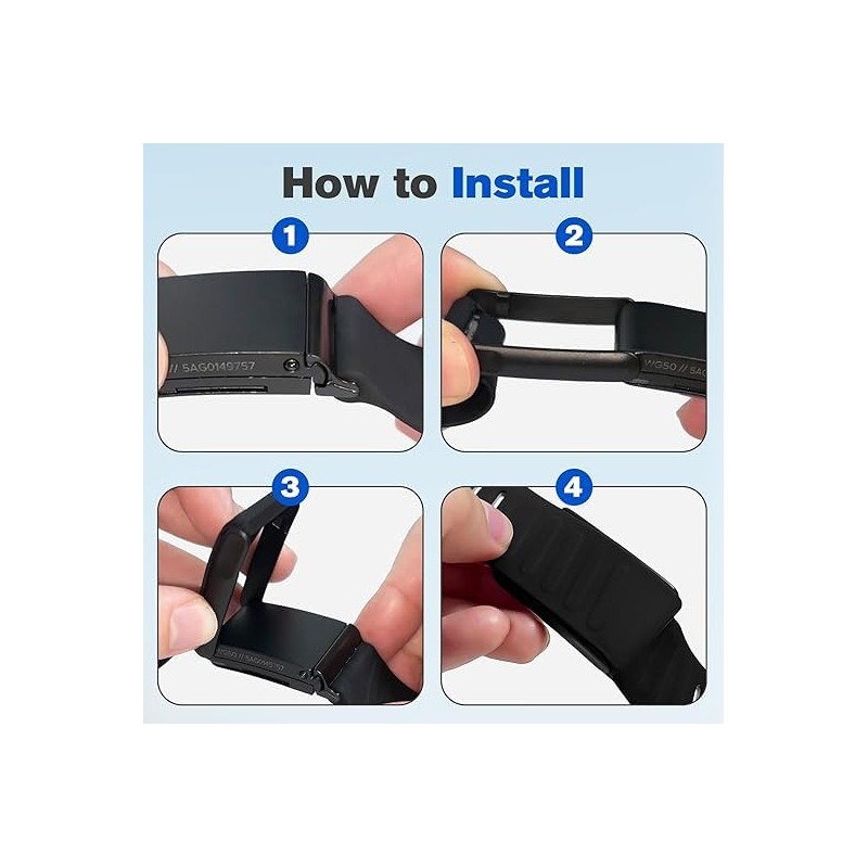 Zeeflufun Silicone Sport Bands Compatible with Whoop 5.0 One/Peak/Life Band
