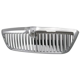 TLAPS 7422456889870 Compatible With 1998-2002 Lincoln Navigator / 2002-2003 Blackwood Chrome Vertical Front Bumper Grill Grille