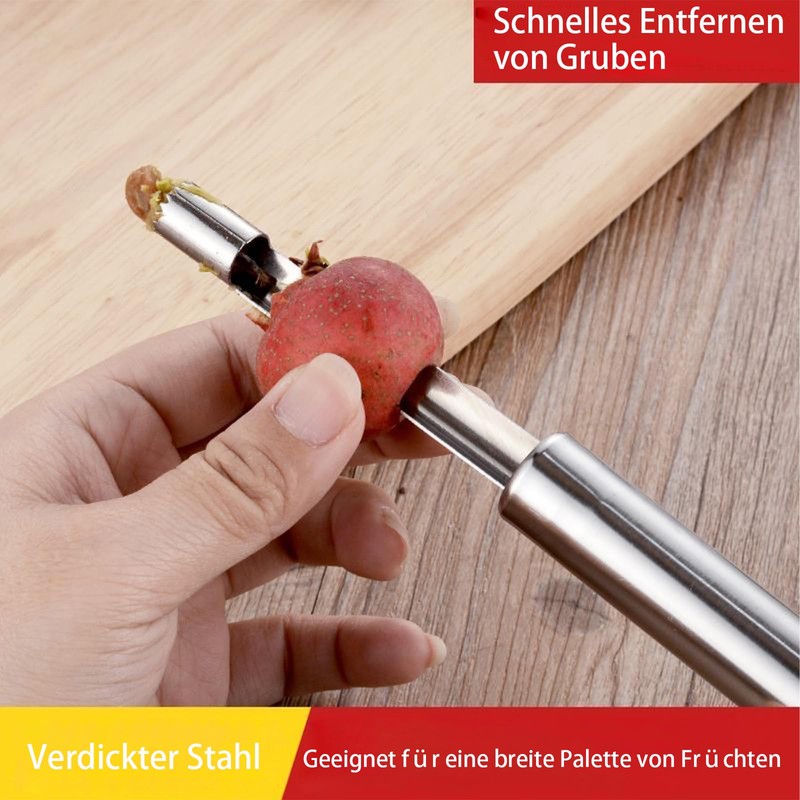 Apple Corer with Stainless Steel Blade, Practical Core Cutter with