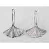 Sovats Ginkgo Leaf Earring For Women 925 Sterling Silver Rhodium