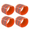X AUTOHAUX 4 Pcs Reflective Bands for Wrist Reflective Wristbands