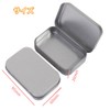 CHENLONB Tin Can Mini Box, Metal Storage Case, Small Storage