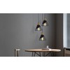 Mxsaoud Black Pendant Lights Kitchen Island,Black Pendant Light,Adjustable Wood Hanging
