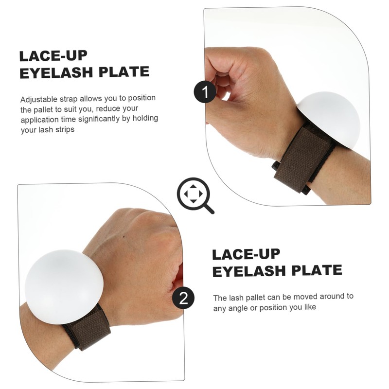 BIUDECO Lash Extension Tray Holder Wrist Strap Beauty Salon Tool